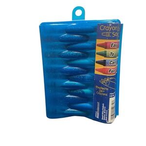 Vintage Crayon Saver Storage Case by Rubbermaid Crayons Included